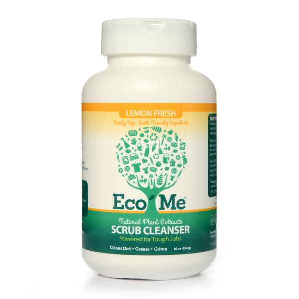 Eco Me Scrub Cleanser, Lemon Fresh 16 oz., PK6 ECOM-DXLF16B-06